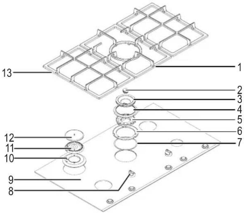 ORANIER GFC 2795 - Gerätemontage - 6