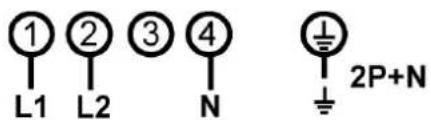 ORANIER KFI 2062 SL - Anschluss des Kochfeldes : - 2