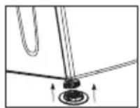 BLOMBERG TKF 7340 - Füße einstellen - 1