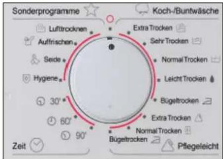 BOMANN WTK 5800 - Programmwahlschalter - 1