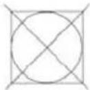COMFEE TH70-5701 - Textilpflegesymbole - 1