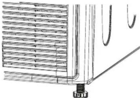 Elektra Bregenz TKF 7312 A - Füße einstellen - 1