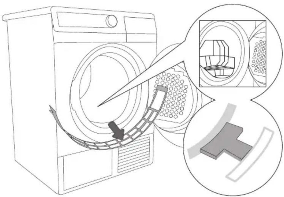 GORENJE D7565NB - Setzen Sie den Filter nach dem Trocknen im Korb wieder ein. - 1