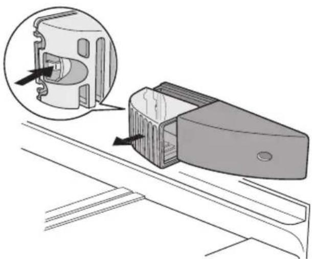 Juno Electrolux JCG94188 - Replacing the bulb - 1