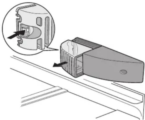 Juno Electrolux JRG94106 - AUSTAUSCHEN DER LAMPE FÜR DIE INNENBELEUCHTUNG - 1