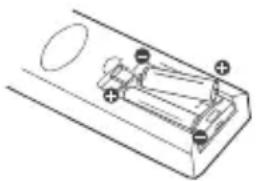 TOSHIBA BDX2400KE - Vorbereitung der Fernbedienung - 2