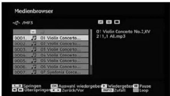 Medienbrowser /MP3 01 Violin Concerto No.2,KV 211,1 All.mp3 0001. 01 Violin Concerto... 0002. 02 Violin Concerto... 0003. 03 Violin Concerto... 0004. 04 Violin Concerto... 0005. 05 Violin Concerto... 0006. 06 Violin Concerto... 0007. 07 Synfonia Conce... Springen OK Auswahl wiedergebe Wiedergeben Pause Überspringer Zurück/Vor INFO Zufall Loop