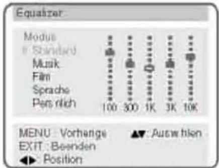 TARGA Visionary LCD-TV 3010 - Bild individuell einstellen - 7