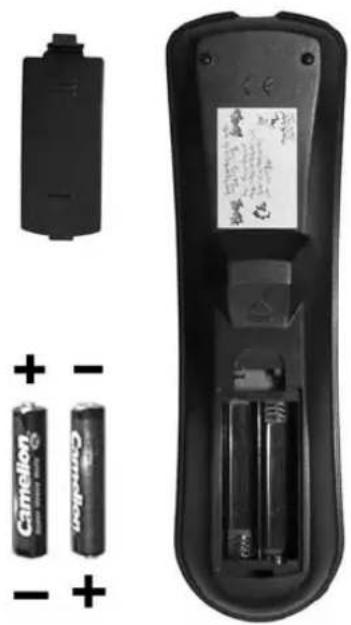 TARGA Visionary LT 2220 - Batterien einlegen - 1