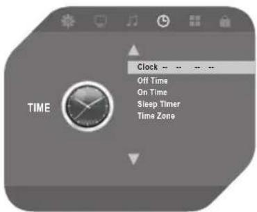 Clock Off Time On Time Sleep Timer Time Zone
