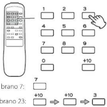 1 2 3 4 5 6 7 8 9 0 +10 brano 7: brano 23: 7 +10 +10 3