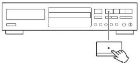 TEAC CD-RW980 - Druk op PLAY (▶) om het afspelen te starten. - 1