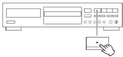 TEAC CD-RW980 - Premere il pulsante Play (▶) per avviare la cancellazione. - 1