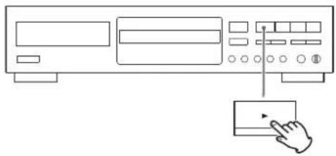TEAC CD-RW980 - Druk op Play (▶) om het wissen te starten. - 1
