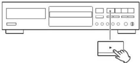TEAC CD-RW980 - Starten Sie die Wiedergabe, indem Sie die PLAY-Taste (▶) betätigen. - 1