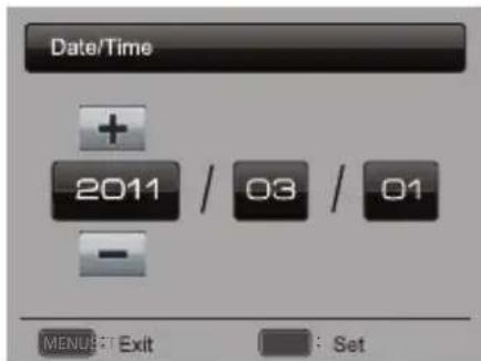 MINOX DC 1422 - Setting the Date and Time - 2