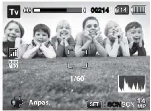 Tv 000 0 00214 0214 AUTO 1/60° Anpas. SET: SCN SCN 14 MP