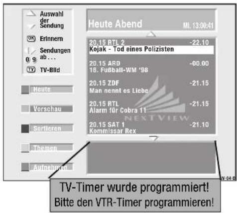 Auswahl der Sendung OK Erinnern Sendungen ab ... TV TV-Bild Heute Vorschau Sortieren Themen Aufnehmen Heute Abend ML 13:00:41 20.15 RTL 2 -22.10 Kojak - Tod eines Polizisten 20.15 ARD -00.00 18. Fußball-WM '96 20.15 ZDF -21.15 Man nennt es Liebe 20.15 RTL -21.15 Alarm für Cobra 11 20.15 SAT 1 -21.10…