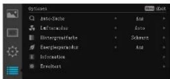 Options Auto-Sache Laufnahme Histragsfarke Energieparabolien Information Embiota