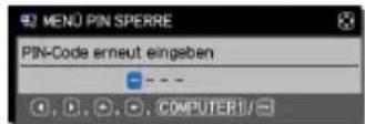 INFOCUS IN5132 - PIN SPERRE einschalten - 3