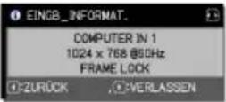 INFOCUS IN5135 - Menü OPT. - 8
