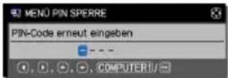 INFOCUS IN5145 - PIN SPERRE einschalten - 3
