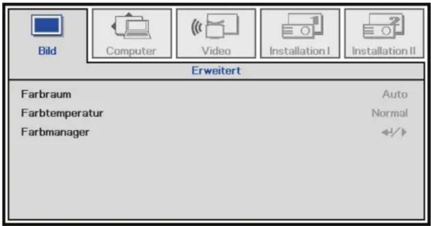 Bild Computer Video Installation I Installation II Erweitert Farbraum Auto Farbtemperatur Normal Farbmanager