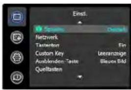 Einst. Spurz Davak Netzwerk Tasterton Ein Custom Key Uzeranzeige Ausblenden Taste Glaures Bild Quellasten