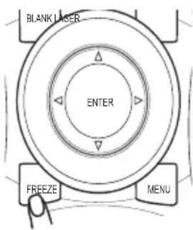 BLANK LASER ENTER FREEZE MENU