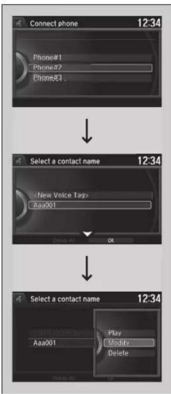 Honda Accord Sedan (2014) - Phonebook Phonetic Modification - 2