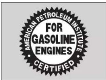 AMERICAN PETROLEUM INSTITUTE FOR GASOLINE ENGINES CERTIFIED