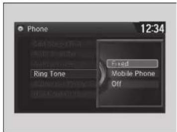 Phone 12:34 Ring Tone Fixed Mobile Phone Off