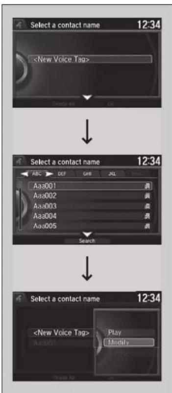 Honda Accord Sedan (2014) - Phonebook Phonetic Modification - 1