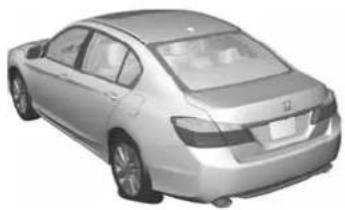 Honda Accord Sedan (2014) - Flat Tire - 1
