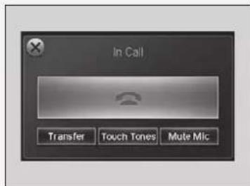 In Call Transfer Touch Tones Mute Mic
