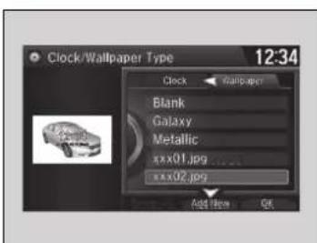 Clock/Wallpaper Type 12:34 Clock Blank Galaxy Metallic xxxx01.jpg ...... xxxx02.jpg Add New OK