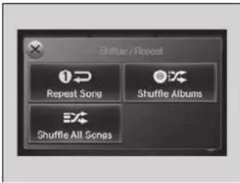 Shuffle / Repeat Repeat Song Shuffle Albums Shuffle All Songs