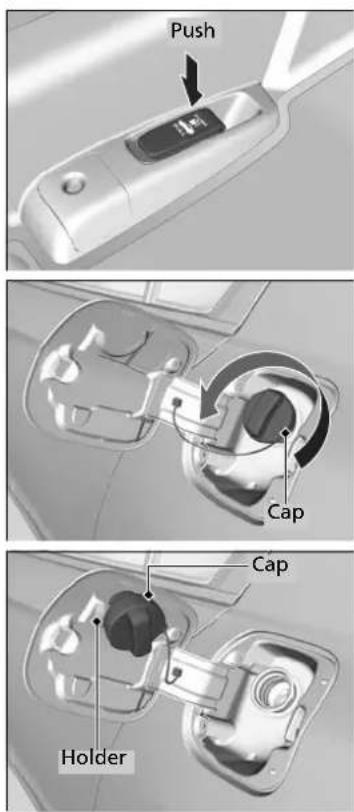 Honda Accord Sedan (2014) - How to Refuel - 1