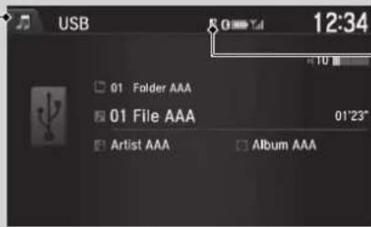 USB 01 Folder AAA 01 File AAA Artist AAA Album AAA 12:34