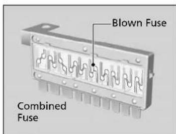 Blown Fuse Combined Fuse