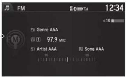 FM 12:34 Genre AAA 97.9 MHz Artist AAA Song AAA