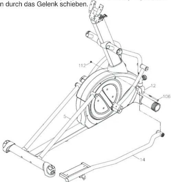 Maxxus CCX 6.1 - Schritt 6: Montage der Pedalrohre - A - 2