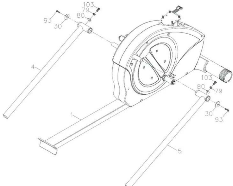 Maxxus CCX 6.1 - Schritt 2: Montage der Gleitrohre - 2