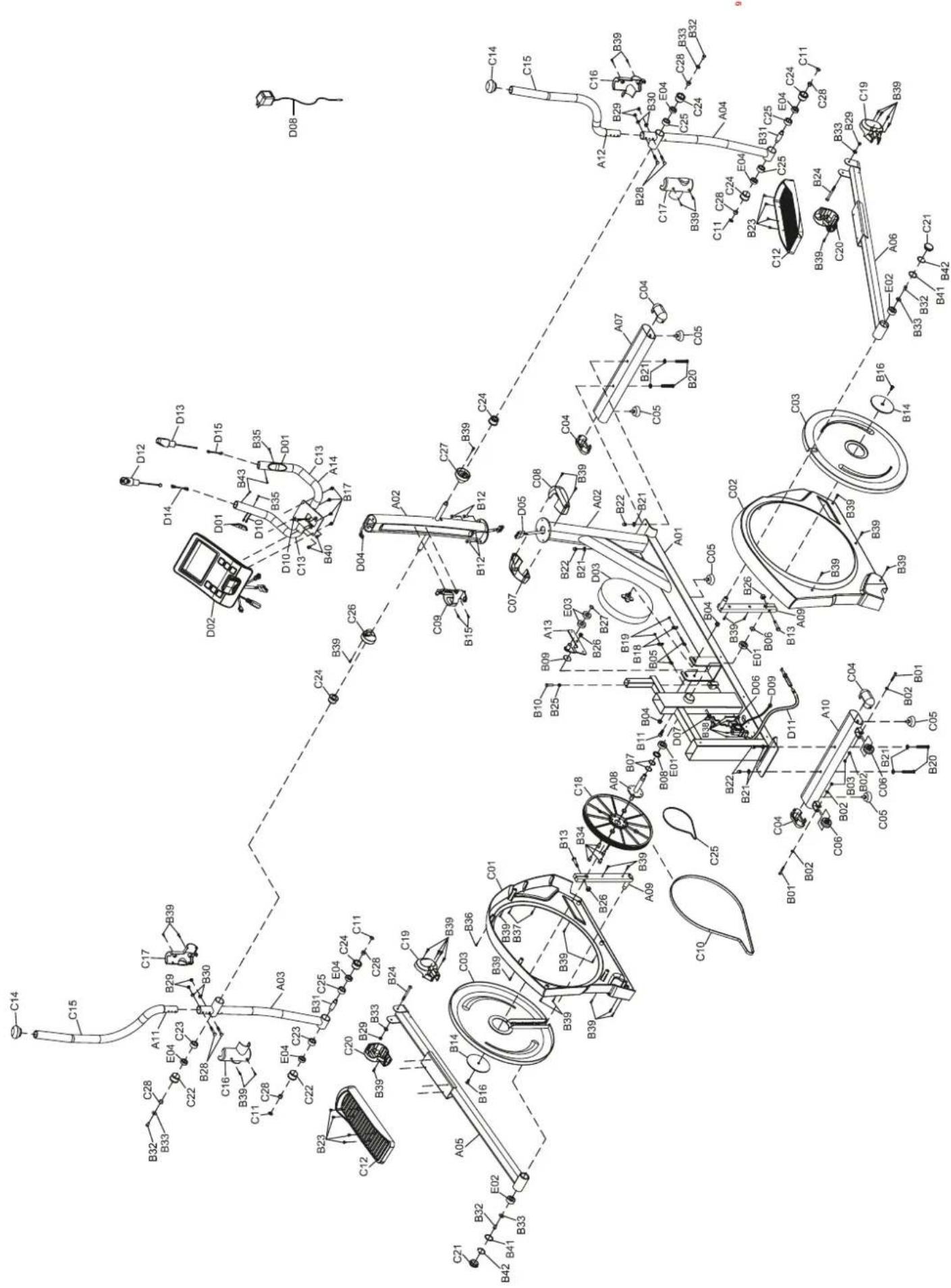 Maxxus CX 4.1 - Explosionszeichnung - 1