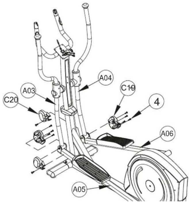 Maxxus CX 4.1 - Schritt 10: Montage der Knickgelenk-Abdeckung - 1