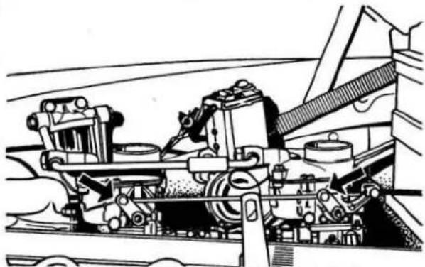 JAGUAR MK1 (1969) - Carburettors (Solex) - adjustment and synchronisation - 3