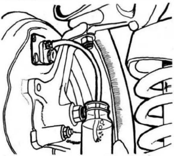 JAGUAR MK1 (1969) - Bleeding the hydraulic system - 8