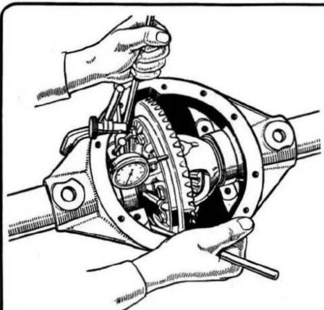 JAGUAR MK1 (1969) - Differential unit, conventional type - reassembly, adjustment and refitting - 2