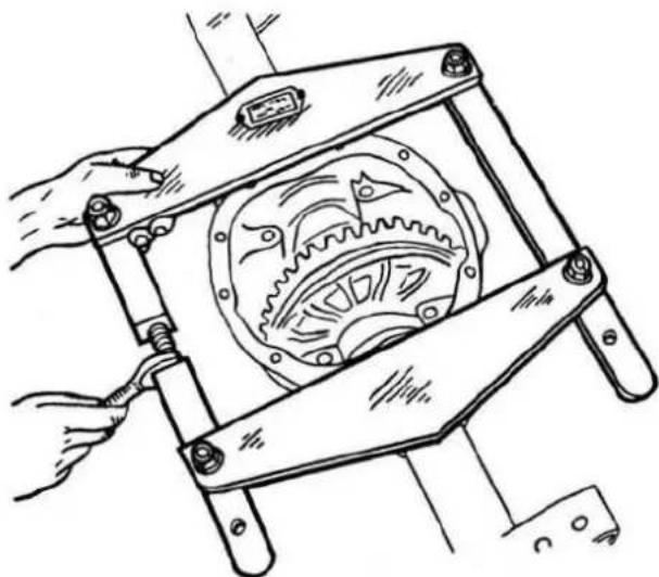 JAGUAR MK1 (1969) - Differential assembly, conventional type - dismantling - 1