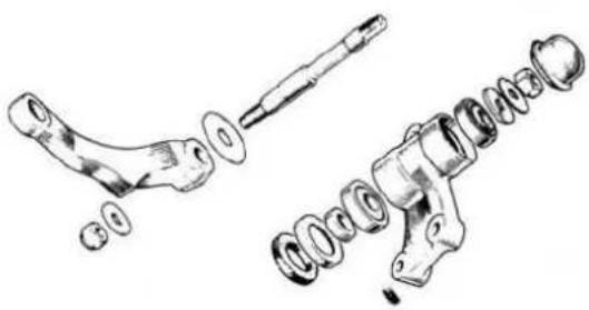 JAGUAR MK1 (1969) - Power steering - lock stop adjustment - 1